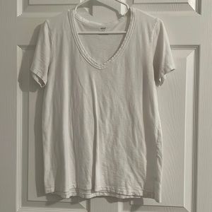 Aerie White Oversized T - size small
